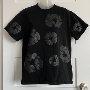 Denim Tears African Diaspora Goods Black Wreaths Shirt Cotton Med